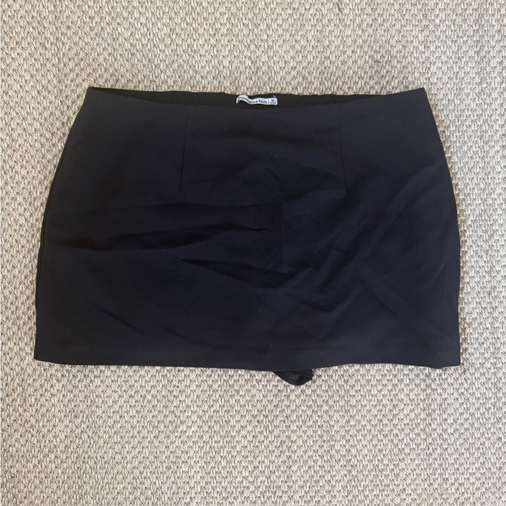 Abercrombie & Fitch Scarlett Mini Skort Size XL Black